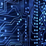 Blue circuit board